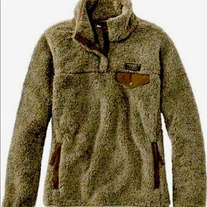 LL Bean Hi-Pile Fleece Pullover
